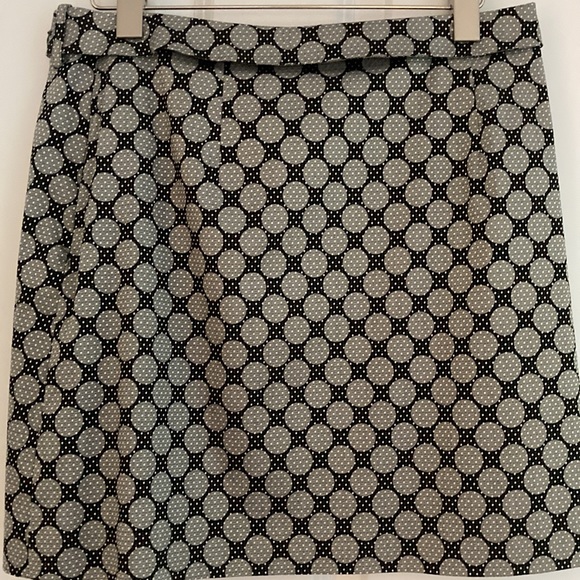 Vintage Black & Silver Dot Mod Skirt. Size 4. - Picture 4 of 6